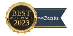 The Gazette Best Workplaces 2023 logo